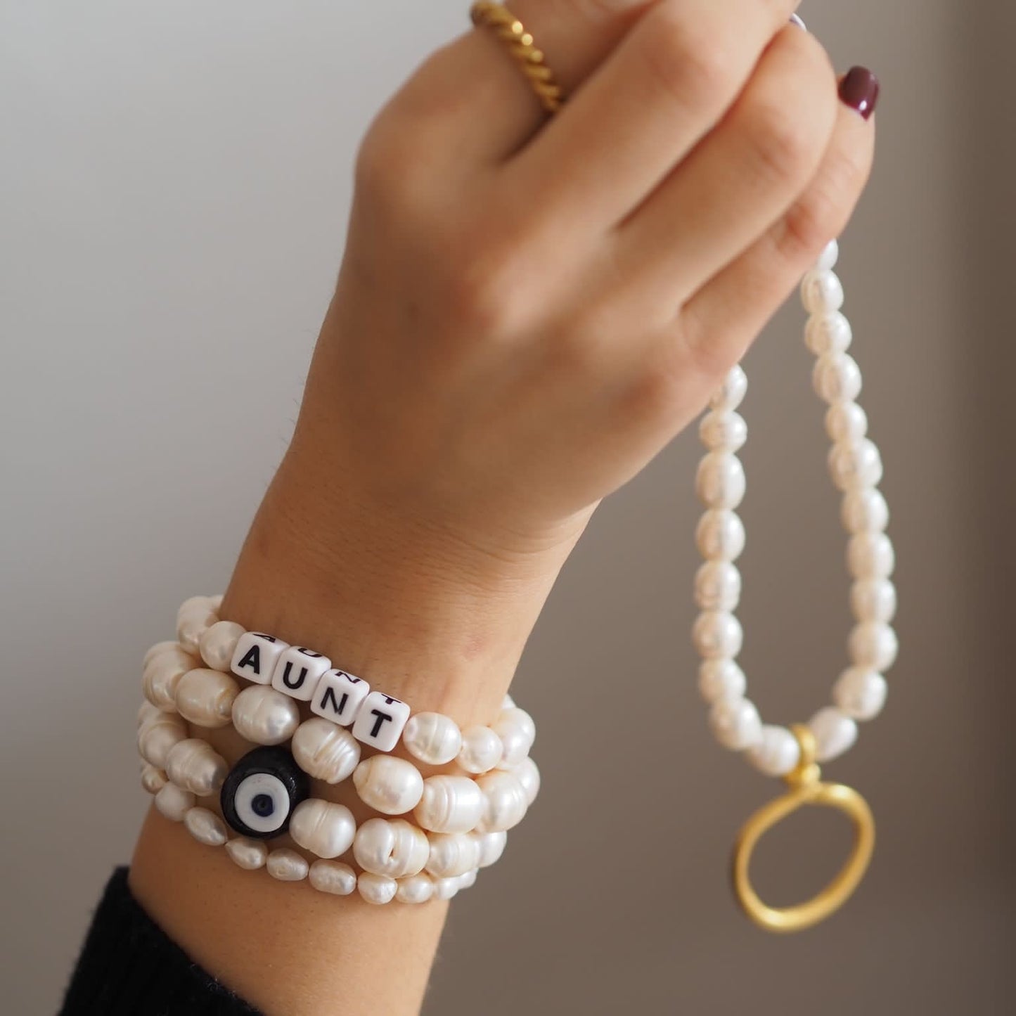 Armband aus Süßwasserperlen CHARLOTTE