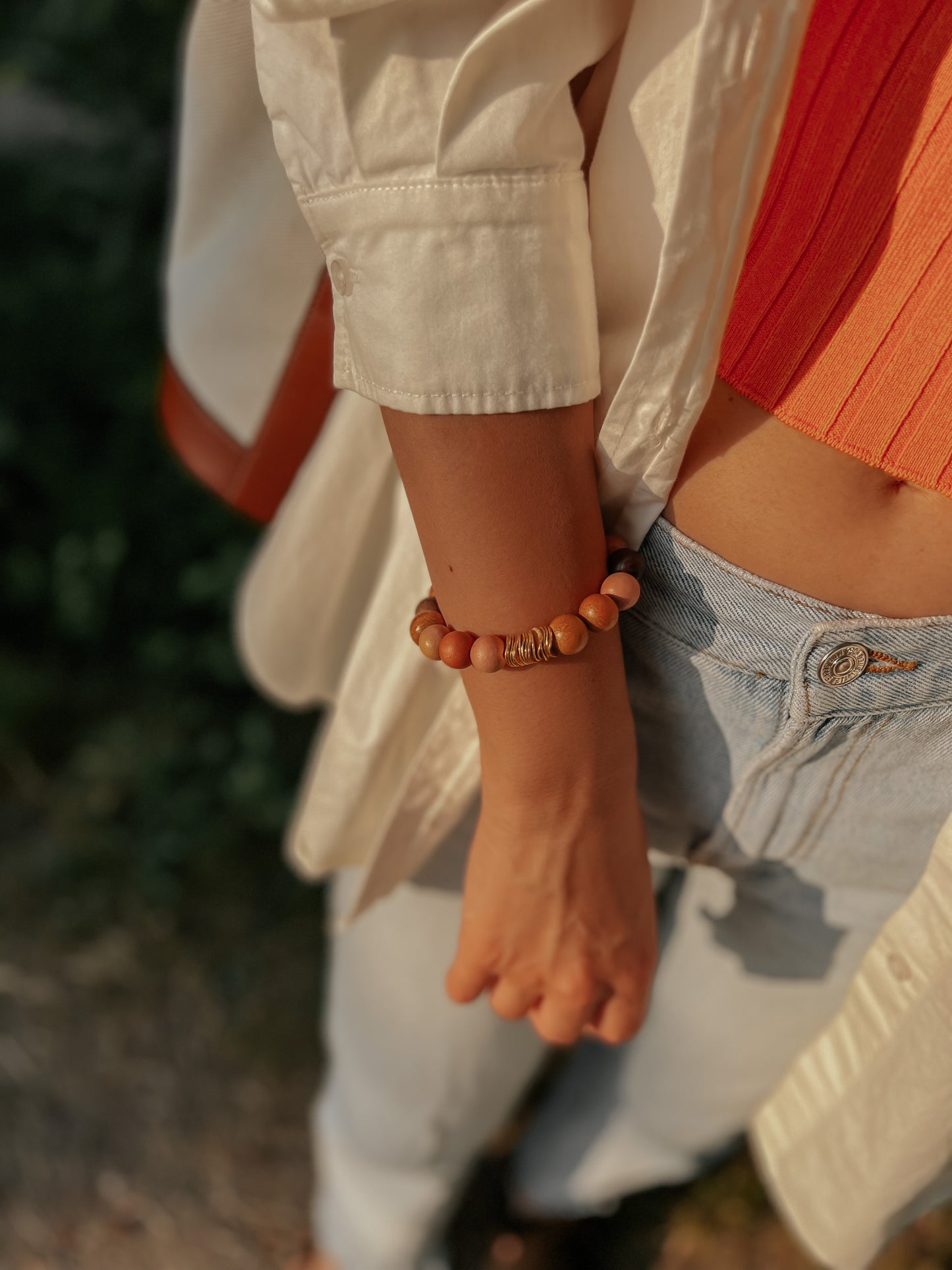 Armband RAYA rusty sunset