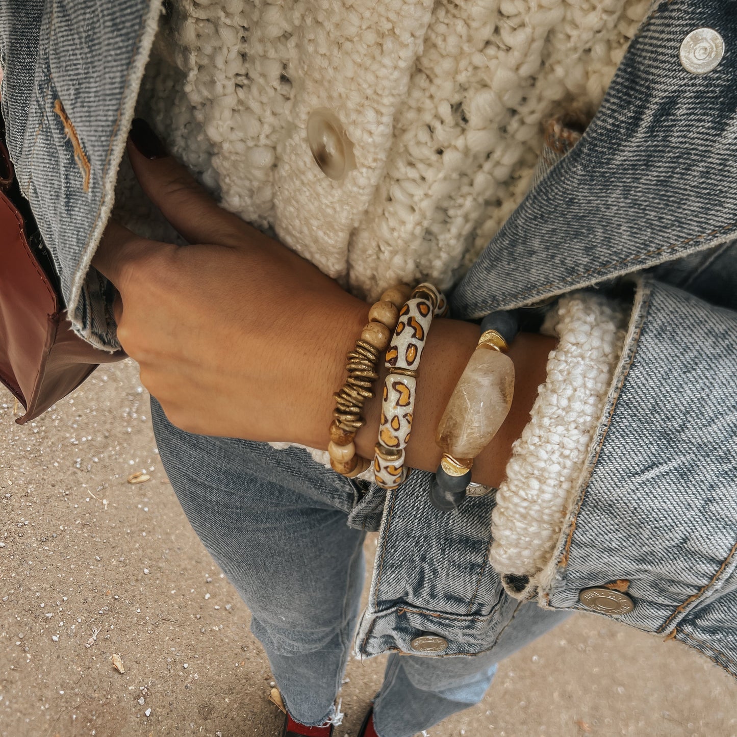 Armband PAULINE aus Ochsenknochen