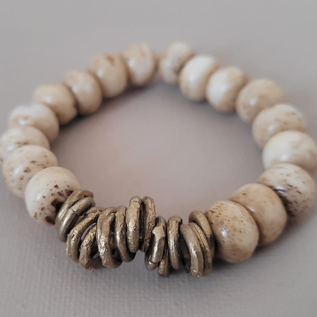 Armband PAULINE aus Ochsenknochen