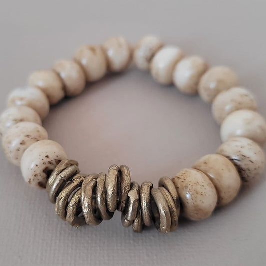 Armband PAULINE aus Ochsenknochen