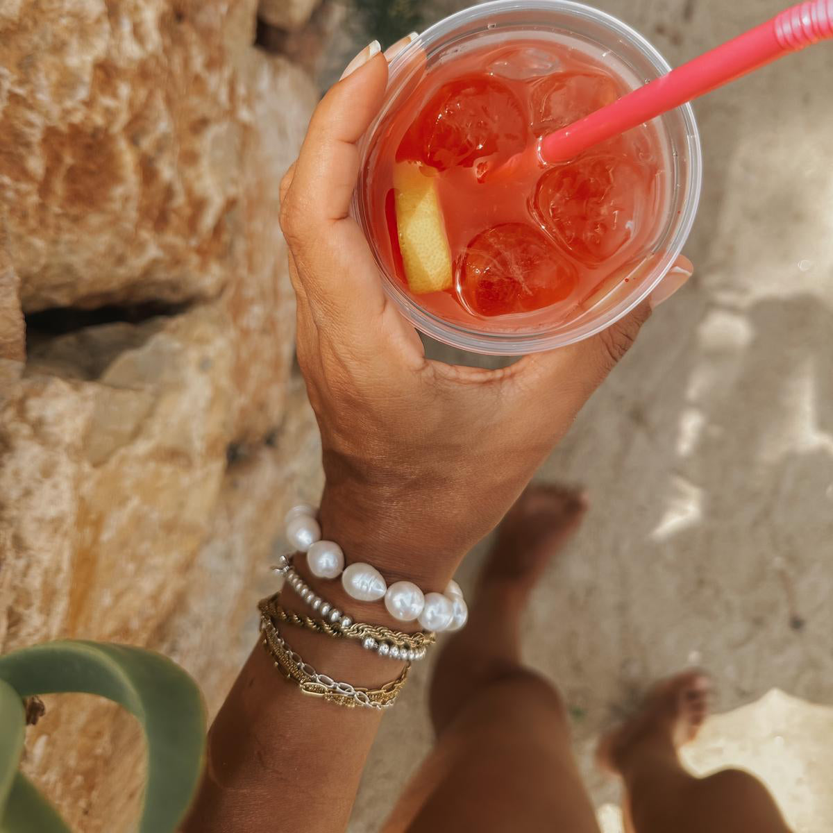 Armband aus Süßwasserperlen CHARLOTTE