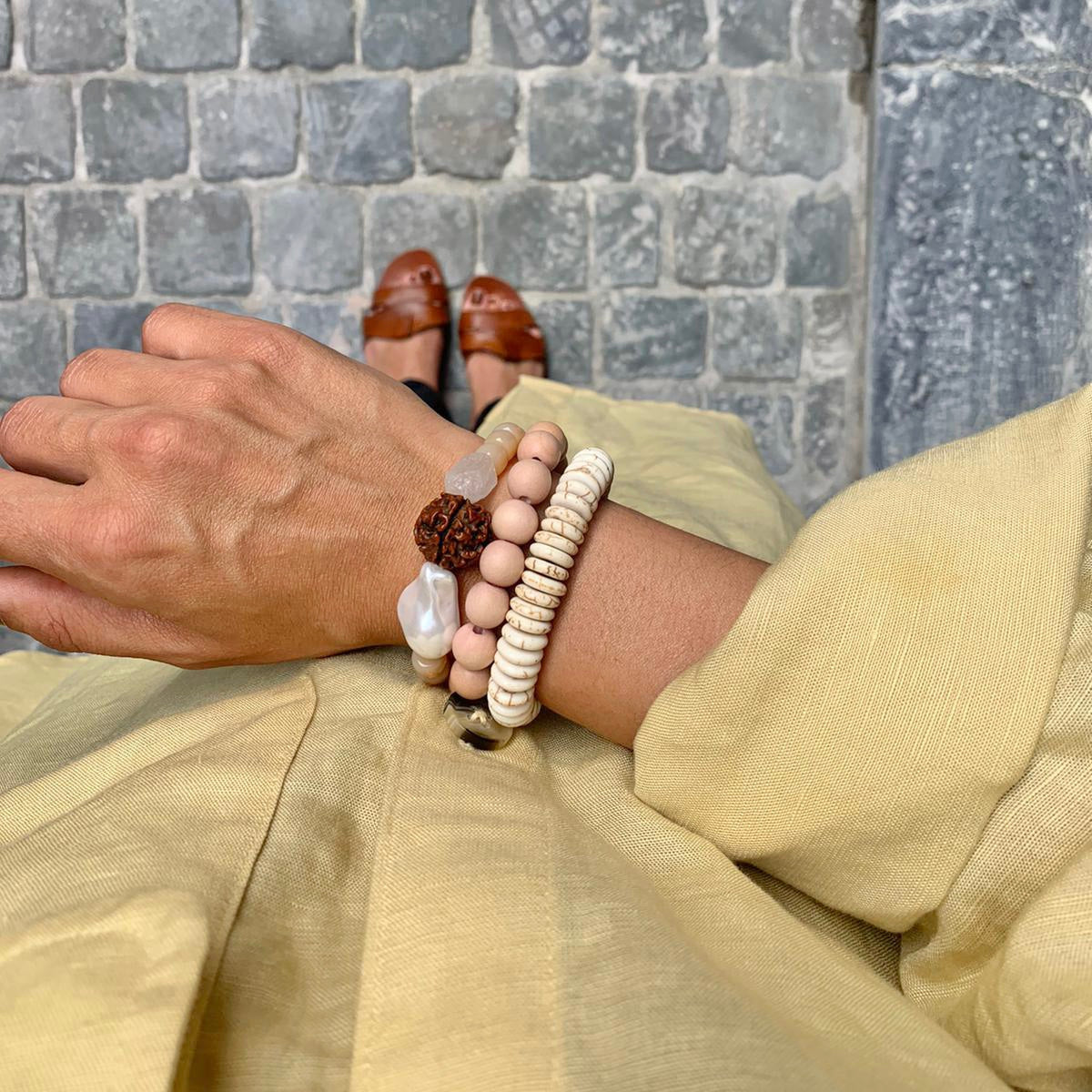 Armband aus Magnesit LILY