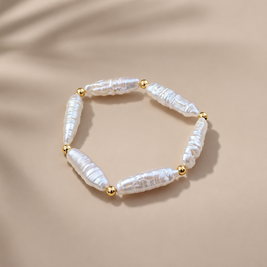 Süßwasserperlenarmband SCARLETT