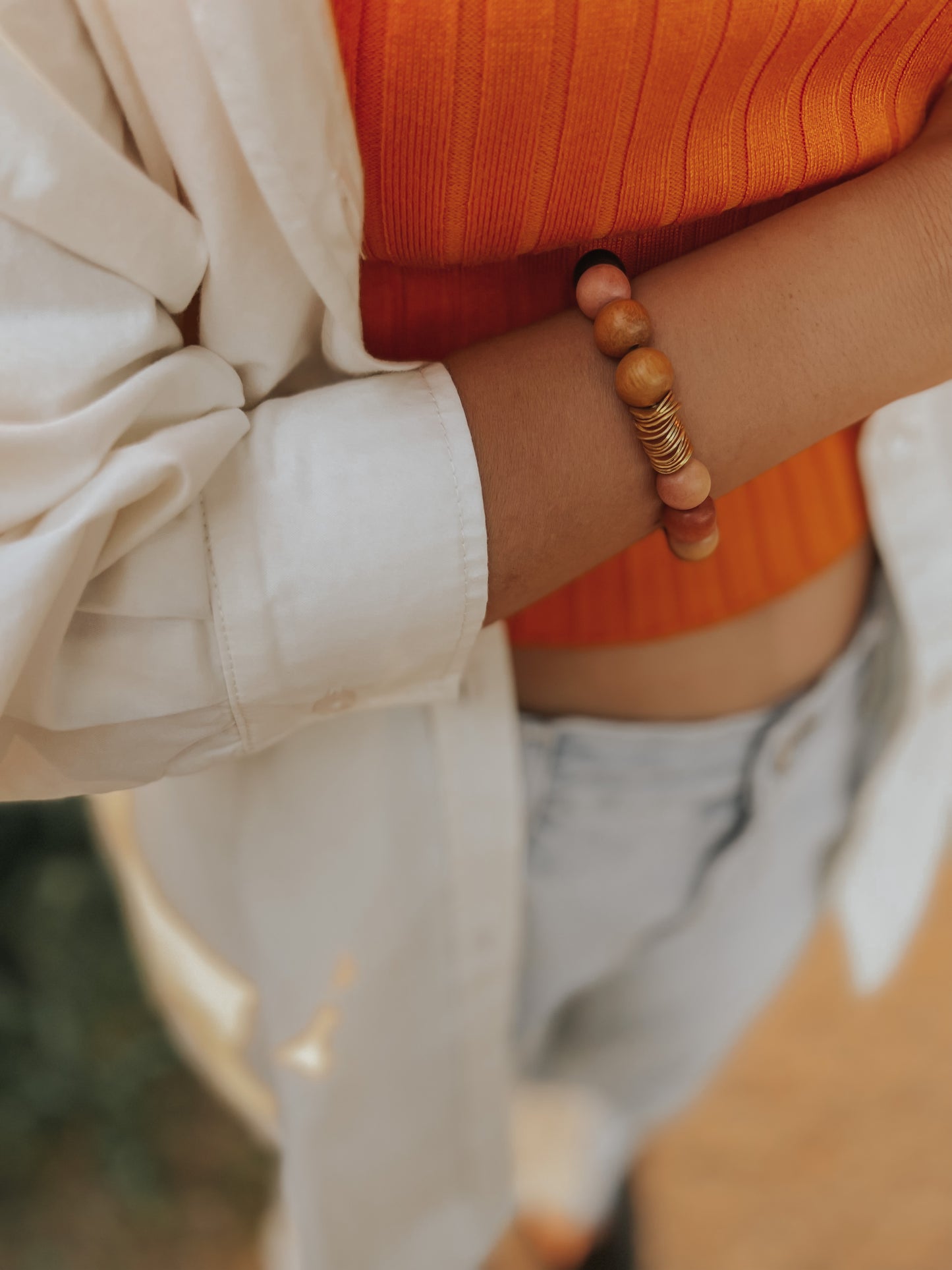 Armband RAYA rusty sunset