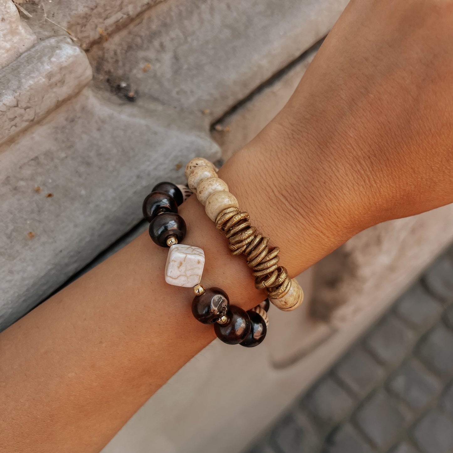 Armband PAULINE aus Ochsenknochen
