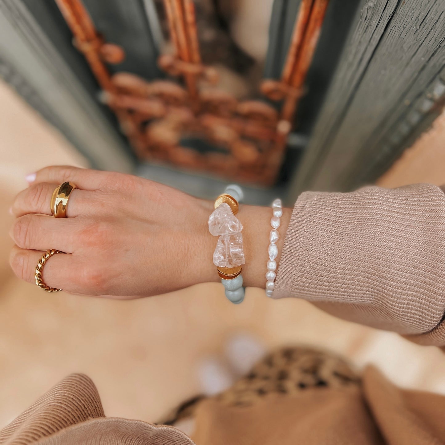 Süßwasserperlenarmband mit kleinen Perlen CHARLOTTE PETITE
