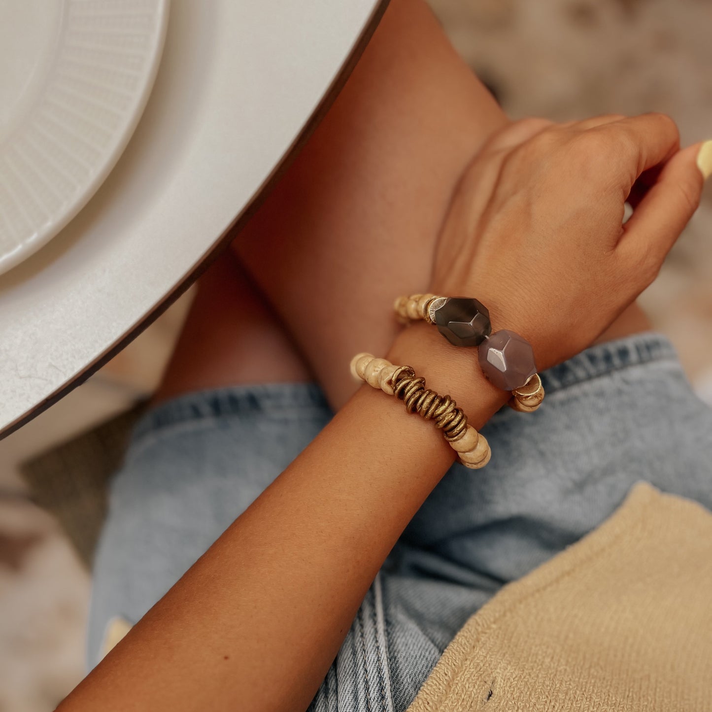 Armband PAULINE aus Ochsenknochen