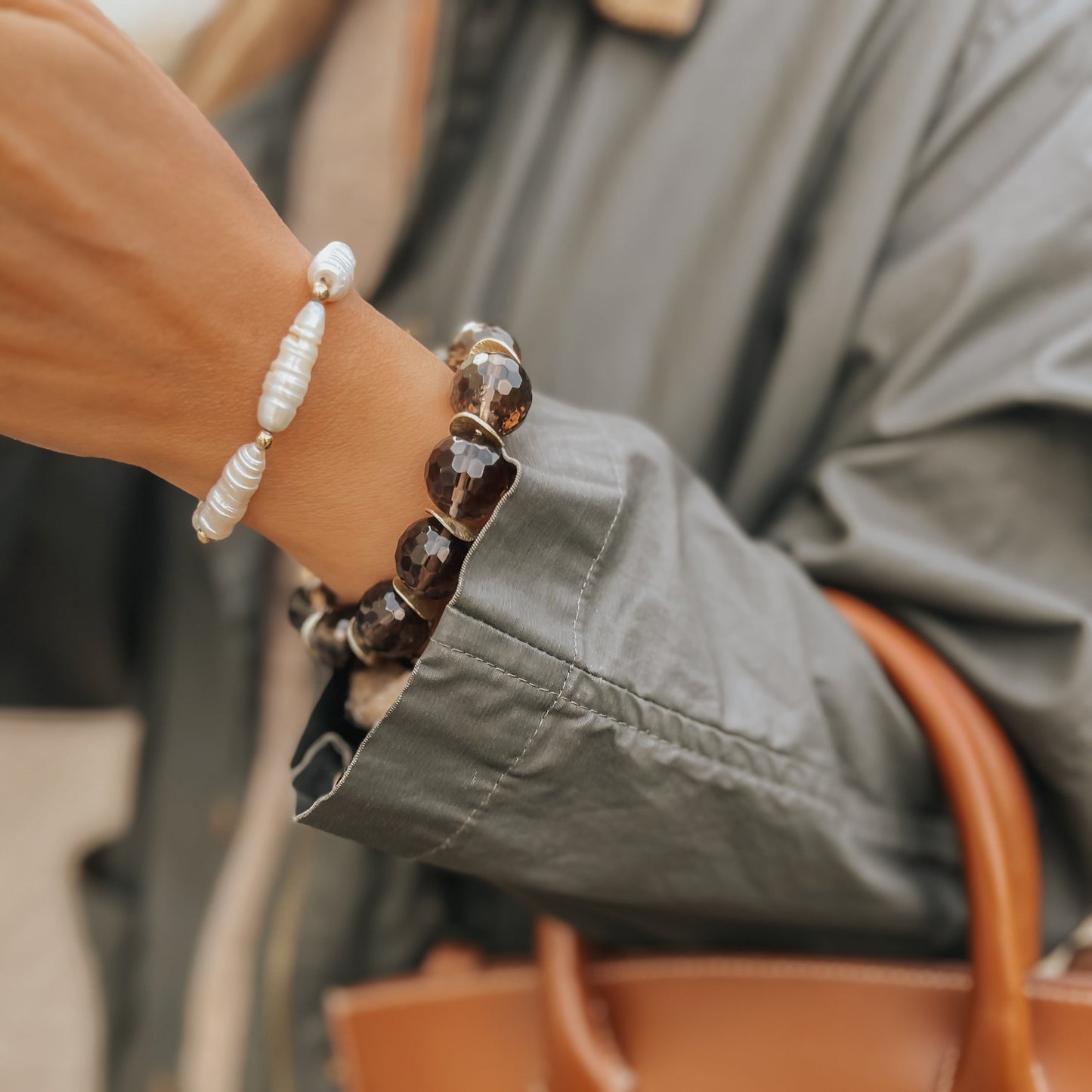 Süßwasserperlenarmband SCARLETT