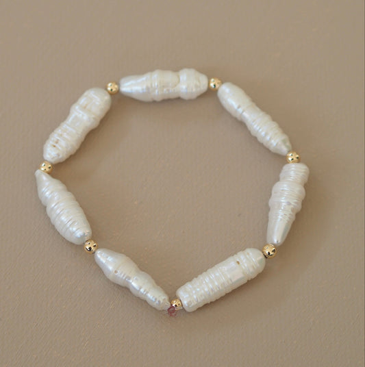 Süßwasserperlenarmband SCARLETT