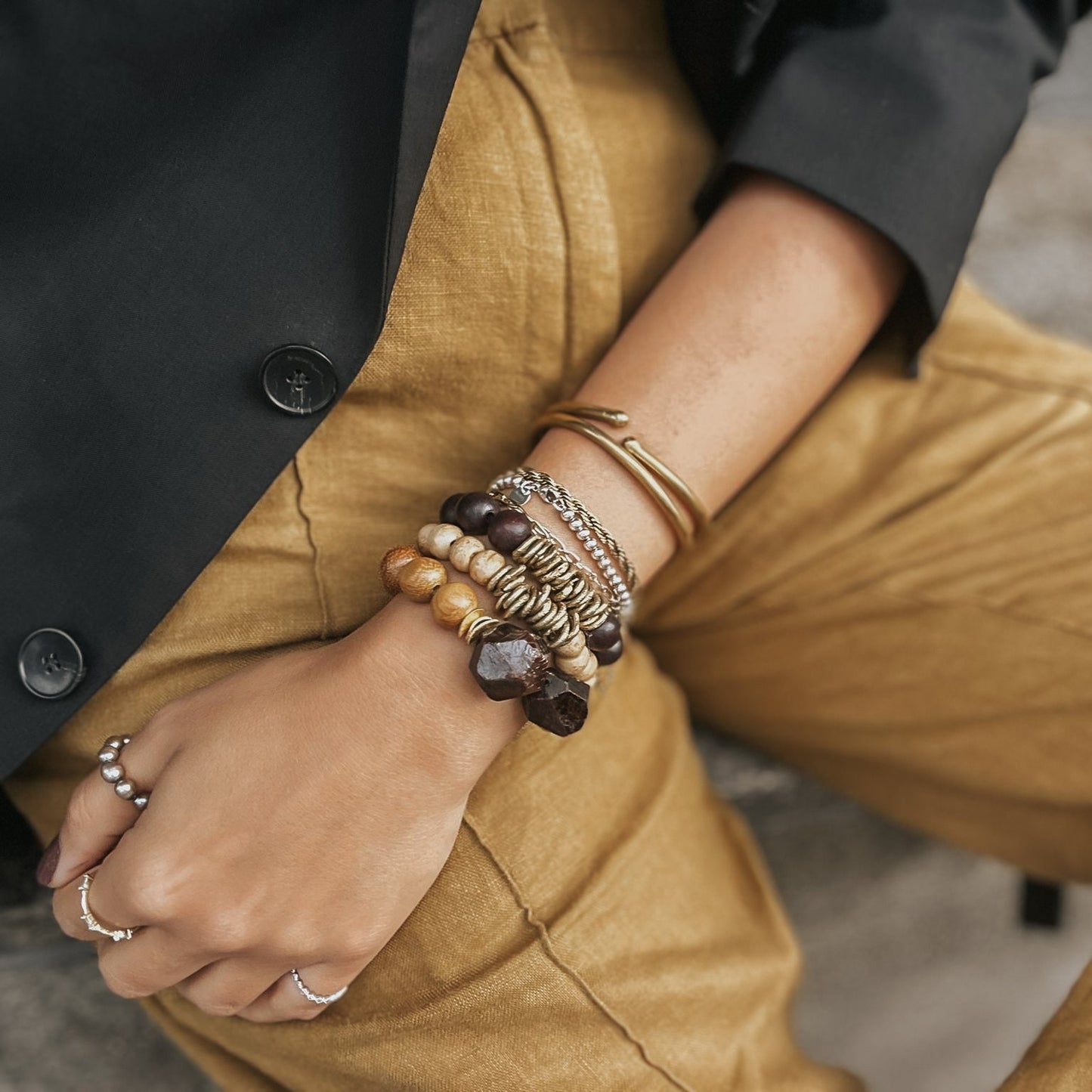 Armband PAULINE aus Ochsenknochen