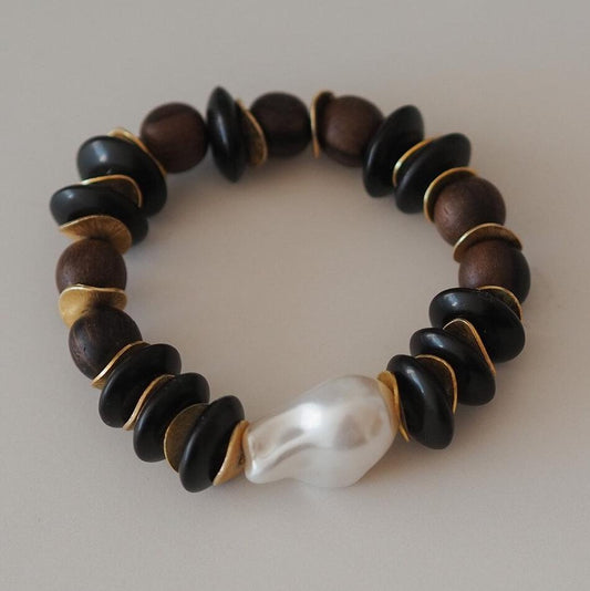 Armband aus Holzperlen ANILA